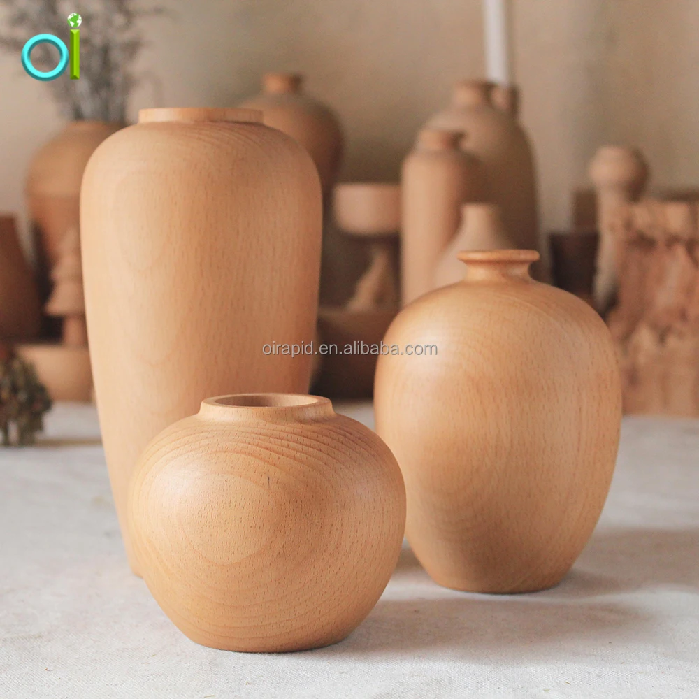 Оптовая продажа от производителя деревянных цветочных ВАЗ, высококачественные настольные деревянные вазы