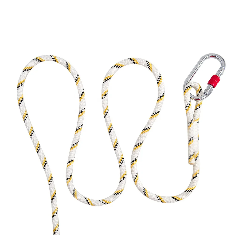 Customized Heavy Duty Outdoor Wear Resistant Emergency Rescue Braided Rock Climbing Ropes