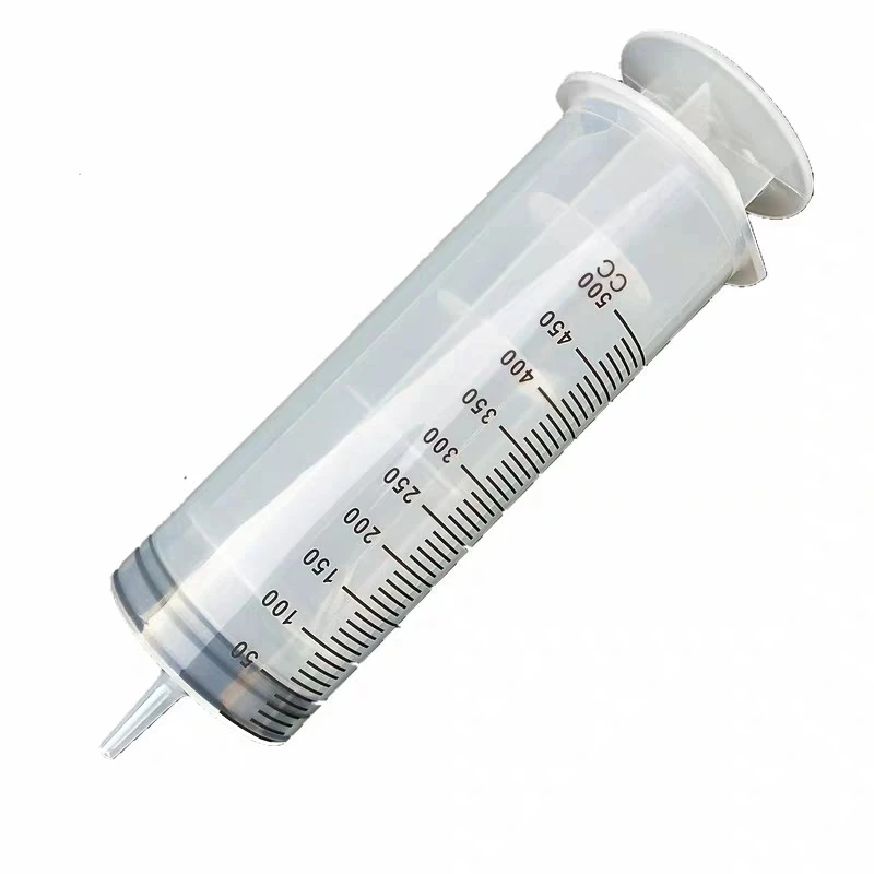 
500ml large plastic syringes For Labs Hydroponics Pets Cubs Nutrient Syringe Feeding Syringe 