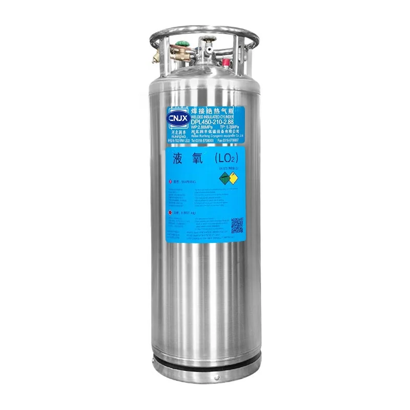 Liquid Oxygen Storage Tank Gas Cylinder for Laser Cutting Machine