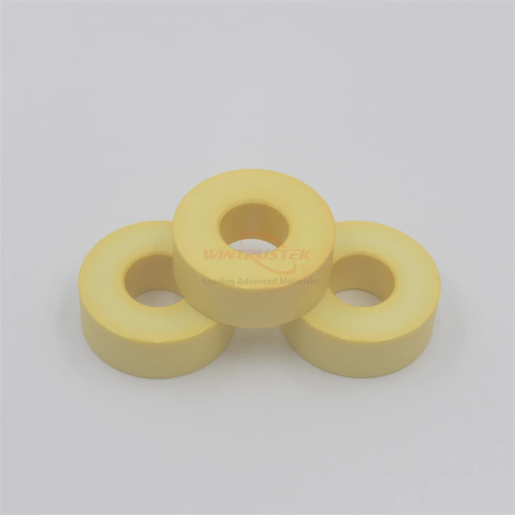 MgO Stabilized Zirconia Ceramic Ring Yellow Ceramic Parts ZrO2 Ceramic