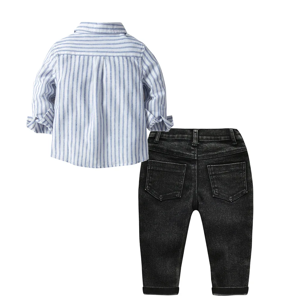 19B446  China Factory Wholesale Kids 2 Pieces Sets Gentleman Formal Suit Children Clothes Boys Suits For Wedding