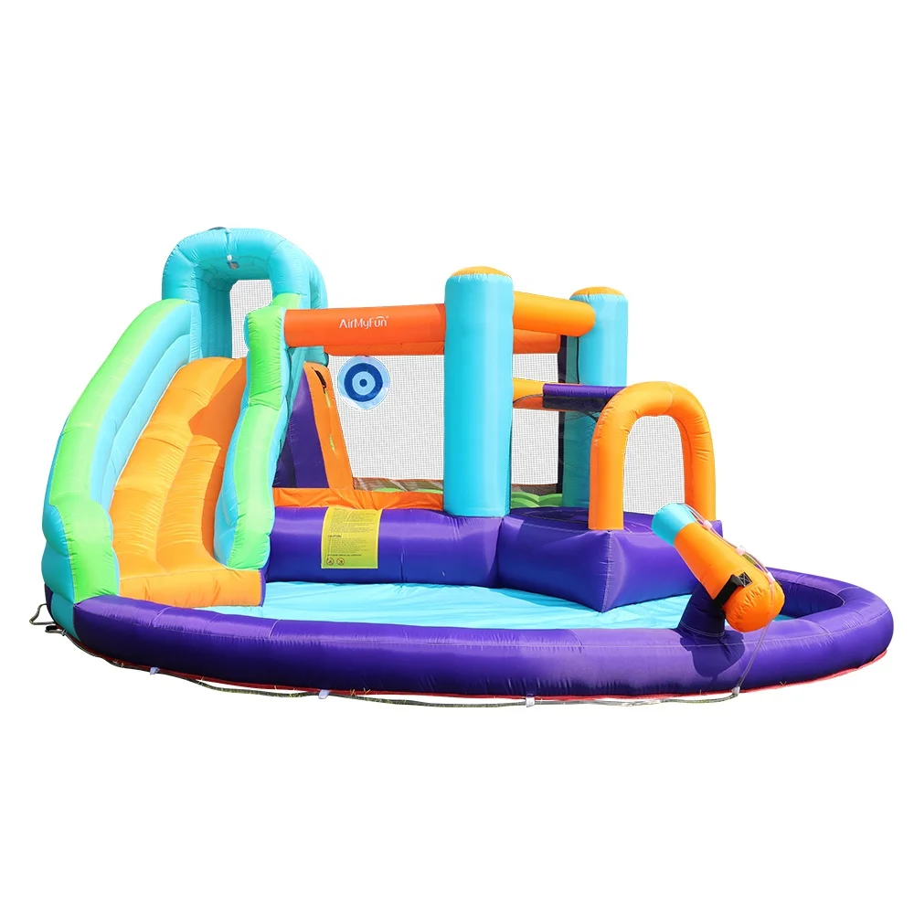 
AirMyFun Jumping Water Bounce House For Kids Inflatable Bouncer Slide Bouncy Castle with Slide 