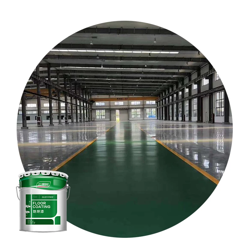 3trees Waterborne Epoxy Topcoat Tintable Waterbased Epoxy Finish Epoxy Paint Suitable for Various Scenes Such As Parking Lots
