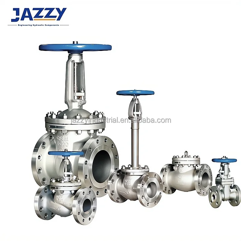 JAZZY hot sale double flanged gate globe valve CLASS 150 BOLTED Cast steel swing check valve Cast Steel Valve