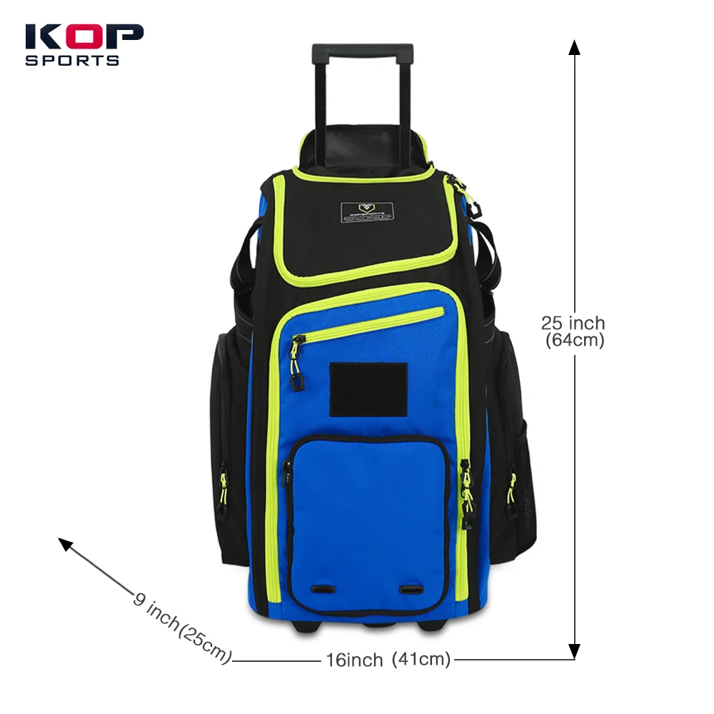 Kopbags Custom Cricket Kit Bag with Wheel Cricket Backpack for Men