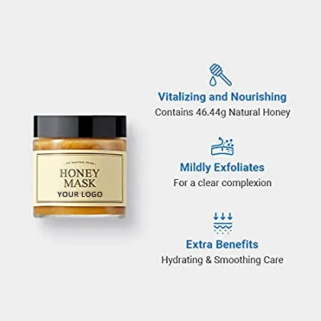 deep cleaning exfoliating clay mask natural honey clay mask smoothing moisturization honey aloe vera facial mask