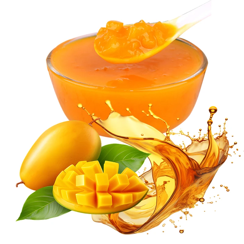 Mango Jam Juice Concentrate for Bubble Tea and Fresh Fruit Syrup Jam Production Wholesale