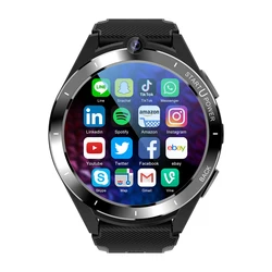 2023 New Arrivals Android 11 Round Screen Smart Watch 6GB + 128GB Wifi GPS Fitness Tracker Smartwatch 4G Sim Support for Men