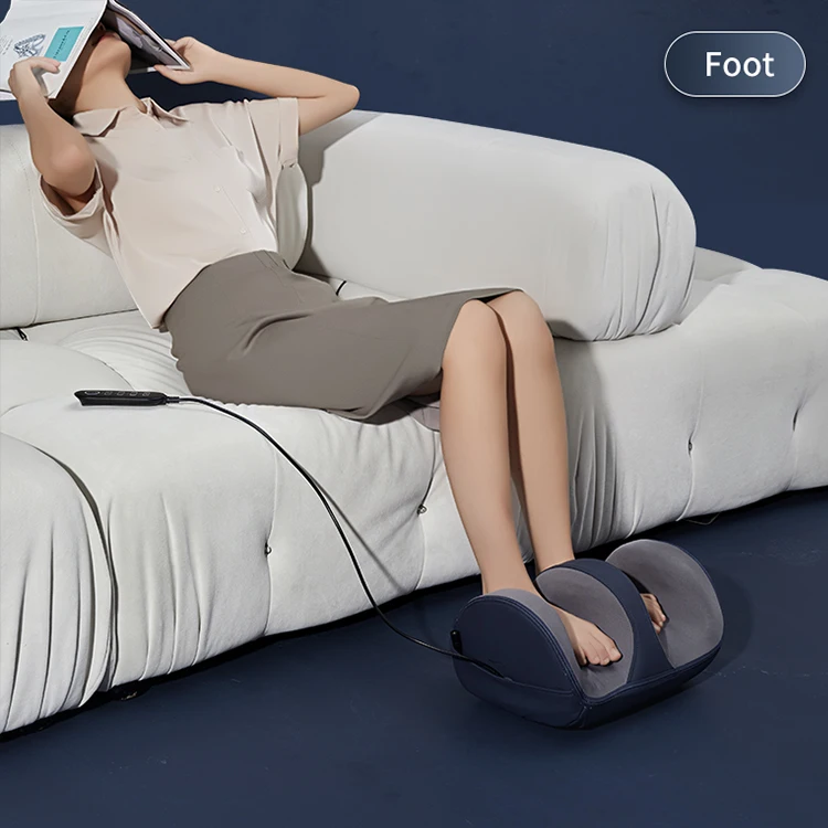 Factory supply feet calf electric foot massage machine mat with remote control