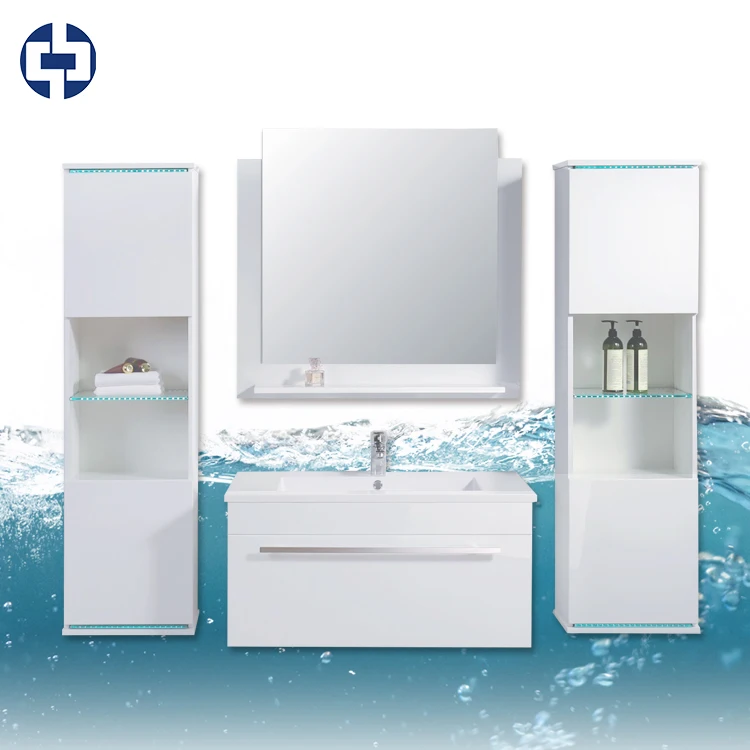 Tall bathroom cabinet cupboard white large storage shelf home bath furniture