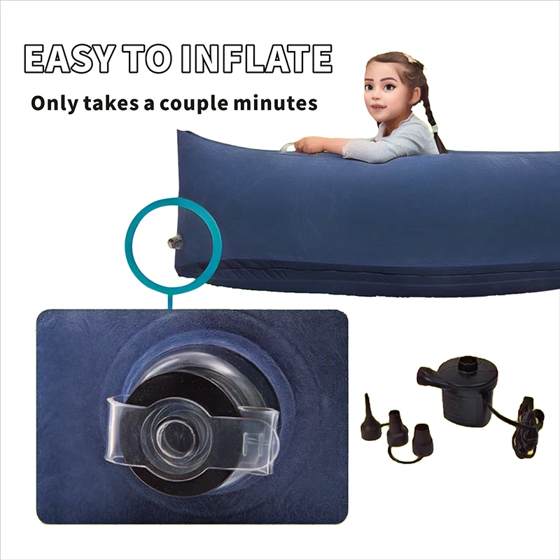 Customizable Portable Folding Lounger Chair Modular Beanbag Sofa Kids Calming Relaxing Zone Dining Living Room Wood Hotel Bed