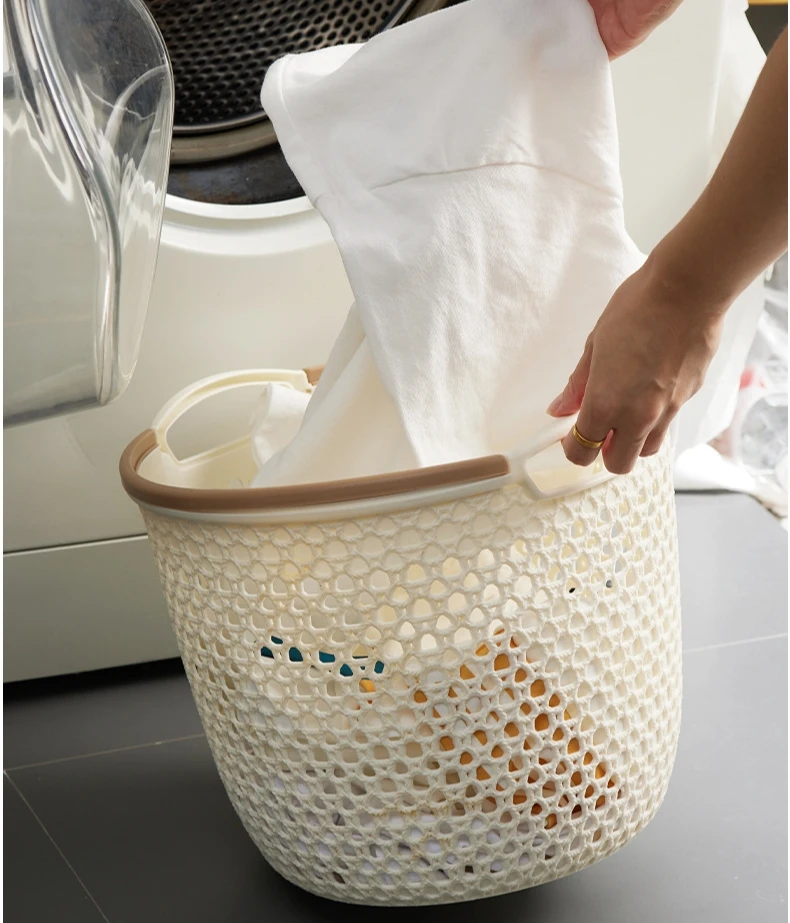 Laundry Basket Clothes Hamper Durable Portable Laundry Bin for Bedroom, Laundry Room, Closet, Bathroom