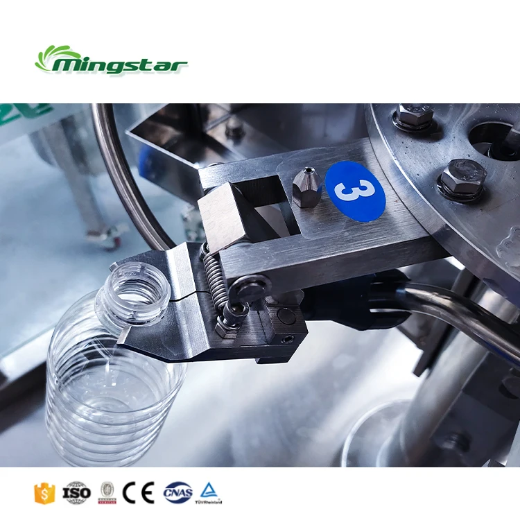 CGF8-8-3 small turnkey project drinking automatic water bottle filling machine for PET bottle packing