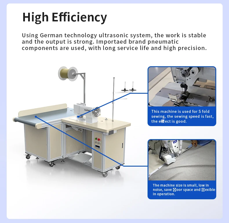 Chinese manufacturer low price S FOLD Curtain Sewing Machine