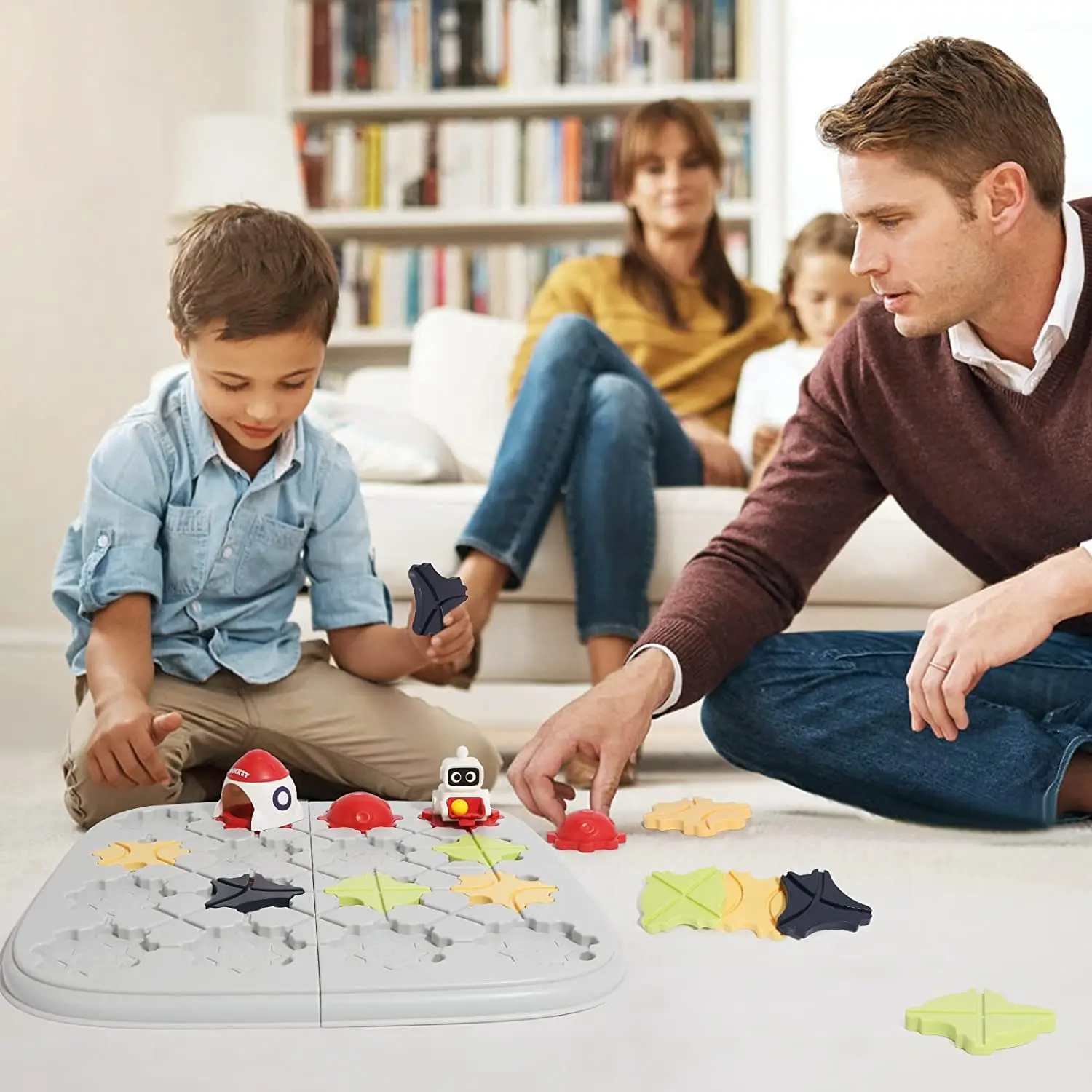 Hot Selling Kids Educational Toys Logical Road Builder Maze Game Road Building Game Educational Montessori Xmas Gifts