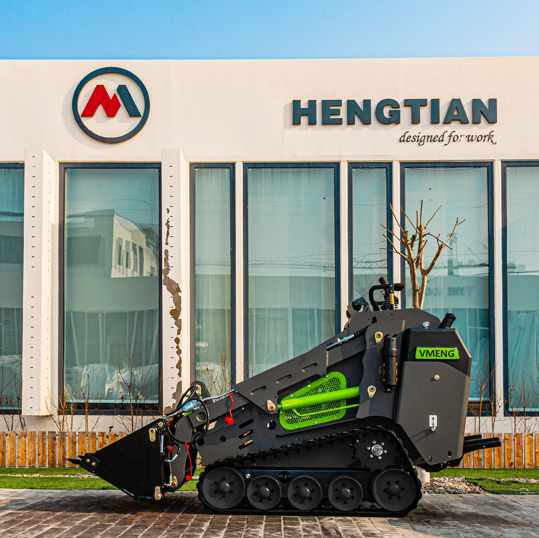 TY-327T 35hp Crawler Diesel Mini Skid Steer Loader with 4 in 1 bucket Hydraulic joystick control diesel engine power model