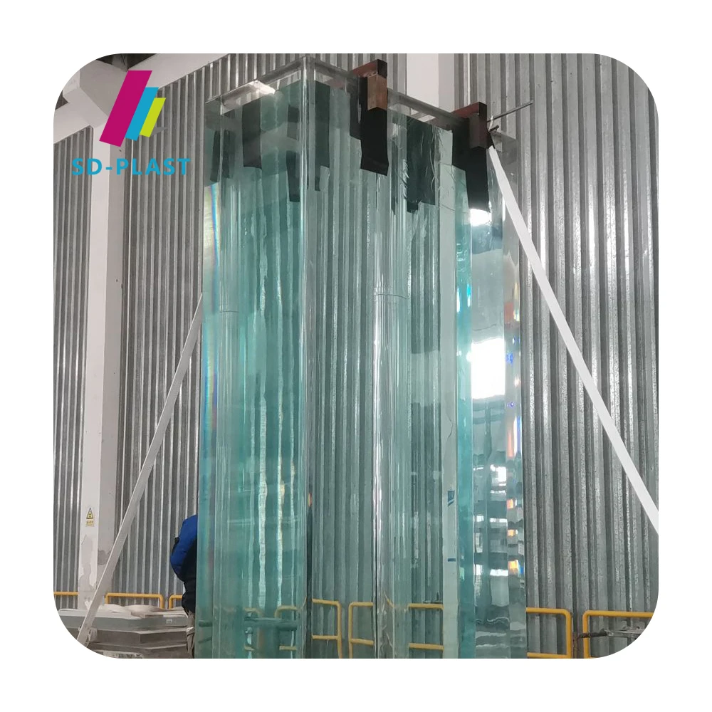 2023 china supplier customized rectangle fish acrylic aquarium large marine aquarium fish tanks