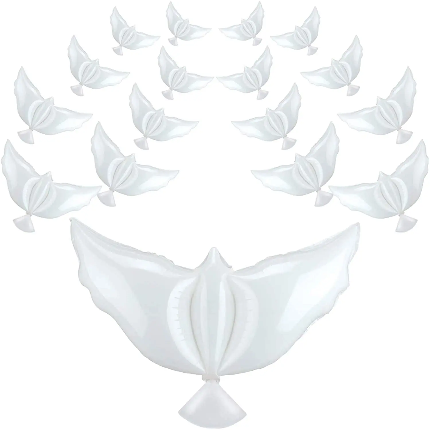 New Design White Pigeon Foil Balloon Large Helium Ballons Wedding Foil Balloon Bird Inflatable Huge Dove Balloon