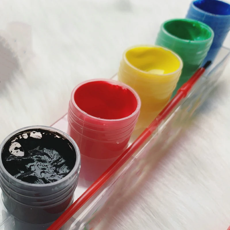 Art Supply 6 Colors Gouache Paints Set Jelly Gouache Paints