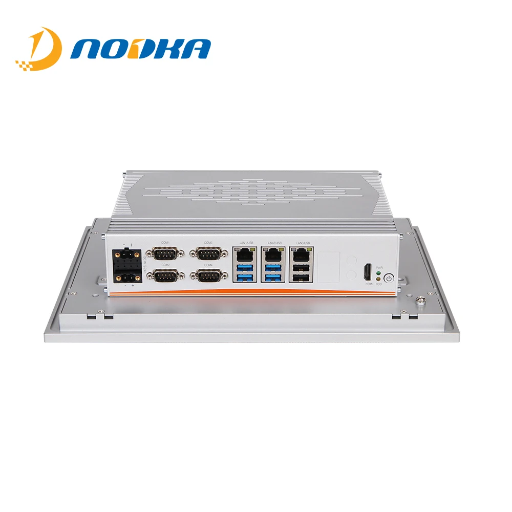 Nodka 12 inch i3 i5 i7 8500 CPU 2RS485 port 8G RAM IP65 industrial computer
