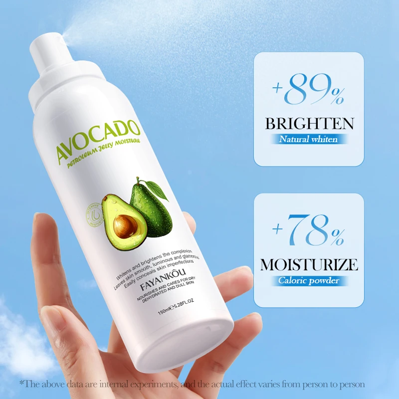 FAYANKOU Avocado Body Whitening Cream OEM Cosmetics Tone-Up Concealer for Dark Spots Beauty Makeup for Black Skin