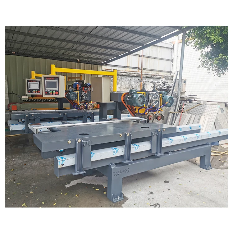 BT-1200 CNC Machine Quartz Stone Cutting Machine double blade  hand push Machine with Marble porcelain slab