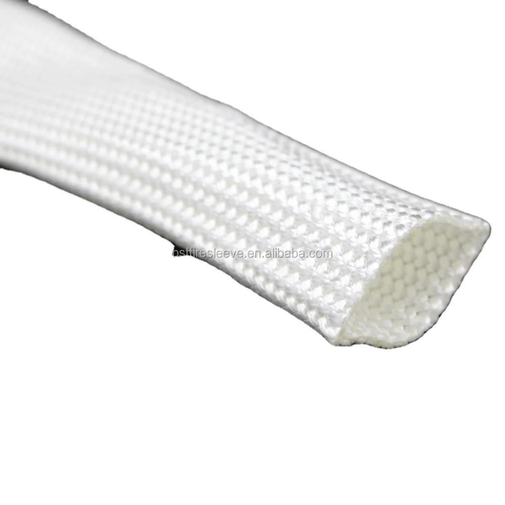 Fireproof high temperature thermal protection boilers thermocouple wire High Silica Fiber Sleeve