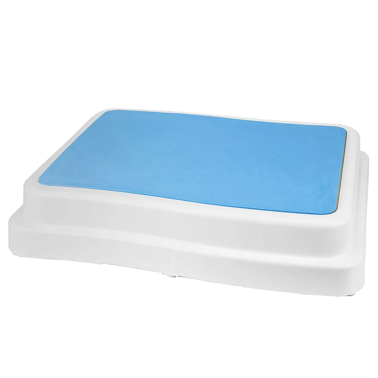 PP Bath Safety Step Slip Elevated Bathroom Safety Aid Resistant Shower Stepping Stool for Handicap Elderly Seniors Entering