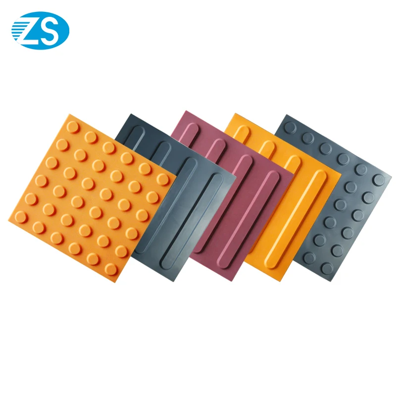 Tactile Paving Tiles PVC Blind Board Warning Pad Plastic Blind Floor Tile Blind Sidewalk Guide Brick