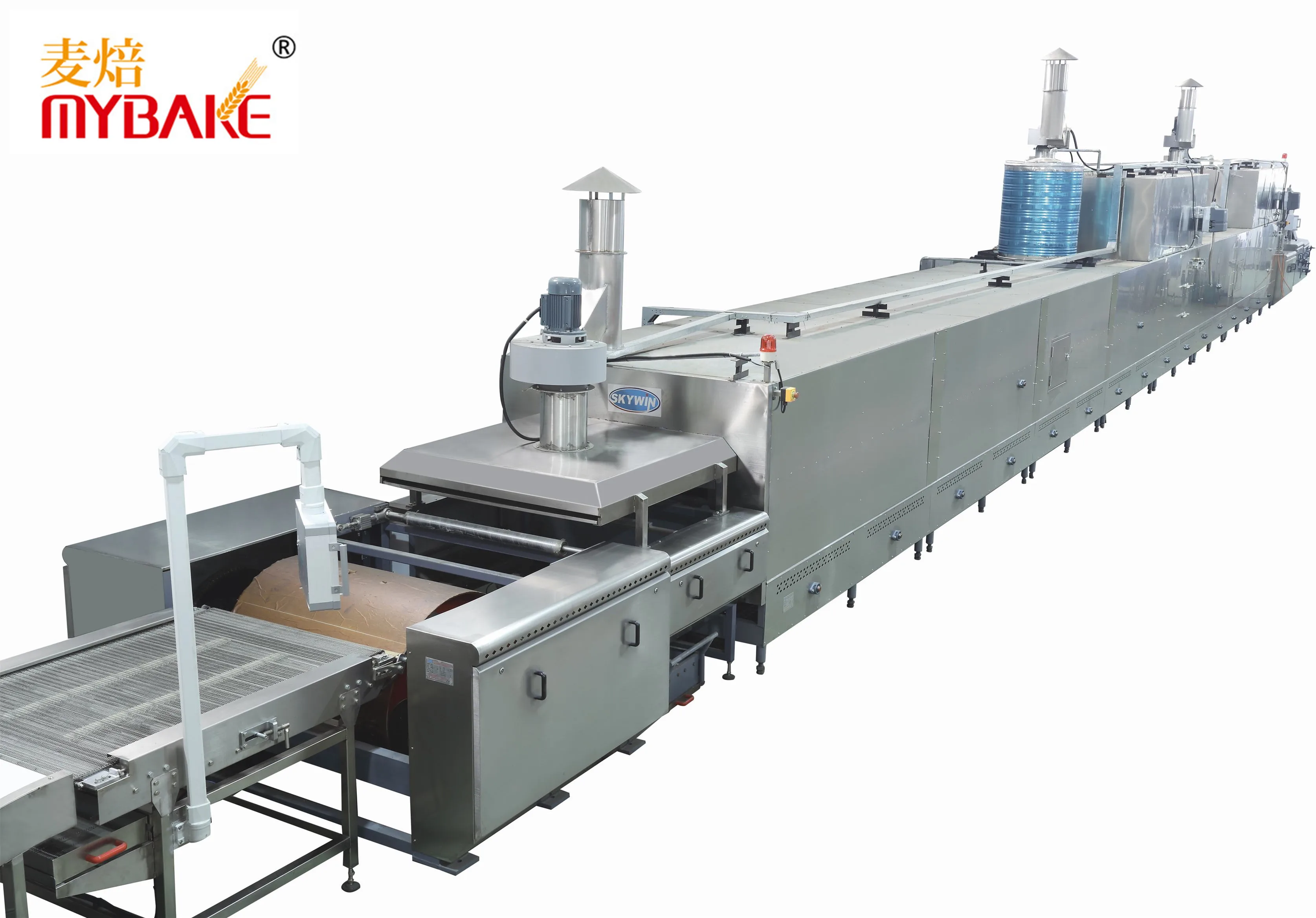 
MYBAKE Automatic Factory Direct Sale Price Commercial Biscuit and Cookie Gas Baking Oven 