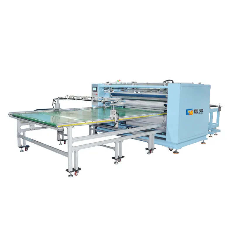 Automatic Fabrics Ultrasonic Slitting Cross Cutting Machine