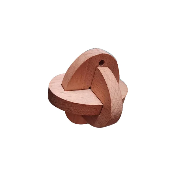 Wooden Classic Cube Puzzle  Teens And Adults Unlocking Wooden Toys Primary School Solid Wood Burr Kongming Lock