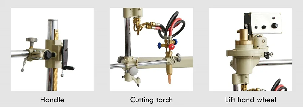 DEM CG2-600  Portable Circle Cutter Single Cutting Torch Circular Steel Flame Circular G Gas Cutting Machine