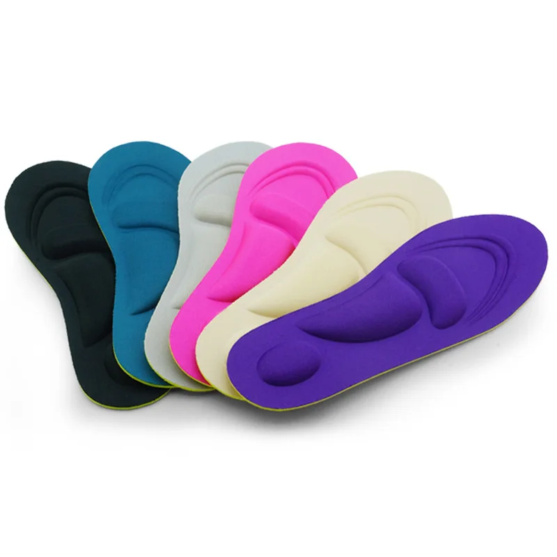 2 шт. губка стельки для мужчин и женщин Боли Мягкие 4D Memory Foam ортопедические обуви