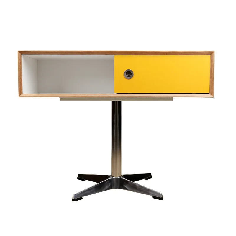 Wooden Furniture Stainless Steel Side Table Modern Design Console Table With Drawer Living Room Side Table