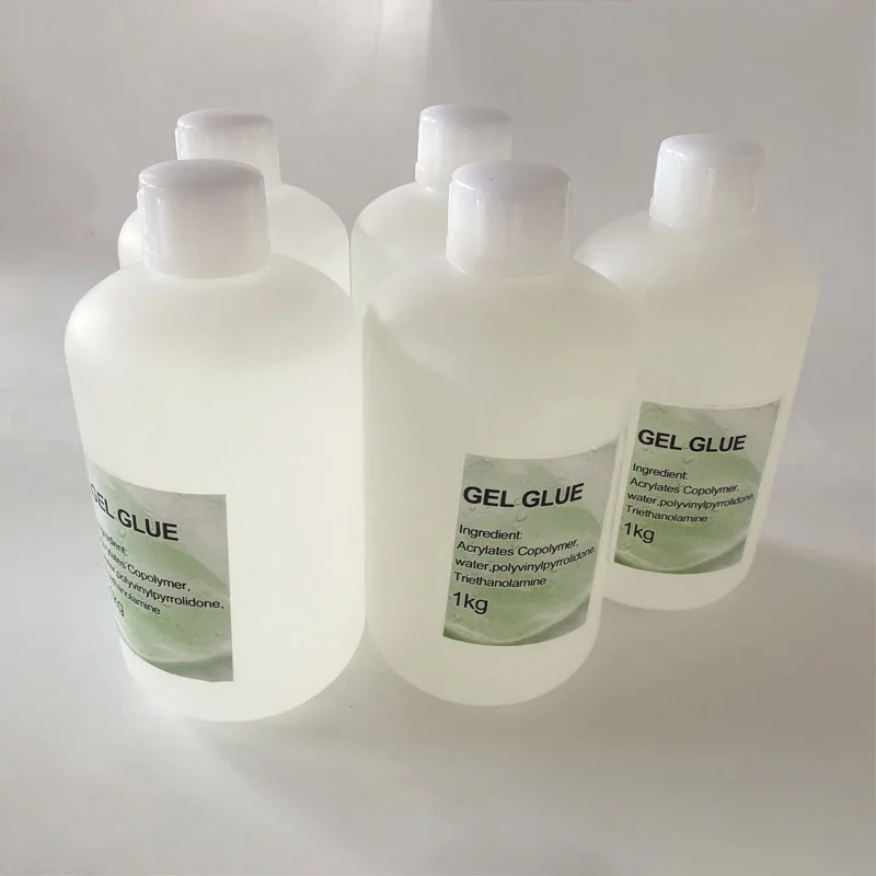 1kg Cosmetic Gel Glue For Glitter Makeup For Eye Lip Body Hair Pigment Mixing Glitter Mixing Factory Directly Supply