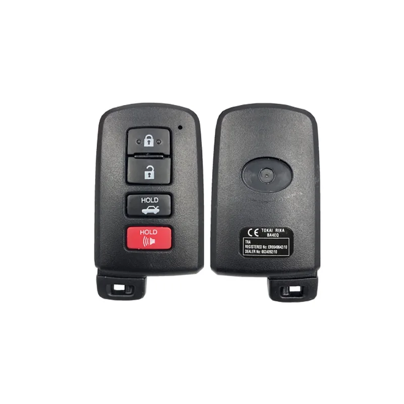 Смарт-ключ для автомобиля Toyota Camry/Avalon/Aurion 3 + 1 кнопки BA4EQ P1 88 DST-AES чип 433 МГц 89904-33460 без ключа Go