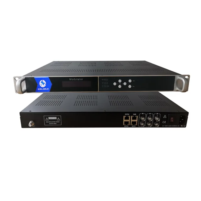 TV broadcasting headend equipment 32 in 1 IP QAM Modulator RF ASI  16*  DVB-T ISDB-T RF modulator COL5021N