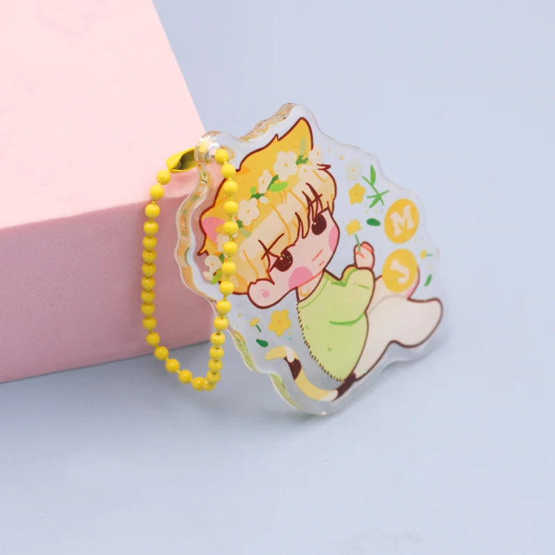 Акриловые подвески с индивидуальным принтом акриловые для ключей из эпоксидной смолы