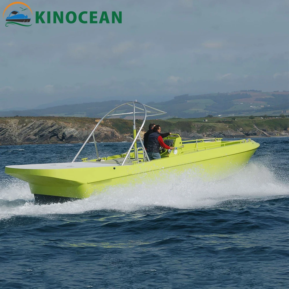 Kinocean Welded Aluminum  Fishing Boat Aluminum Yacht For Sport 2023