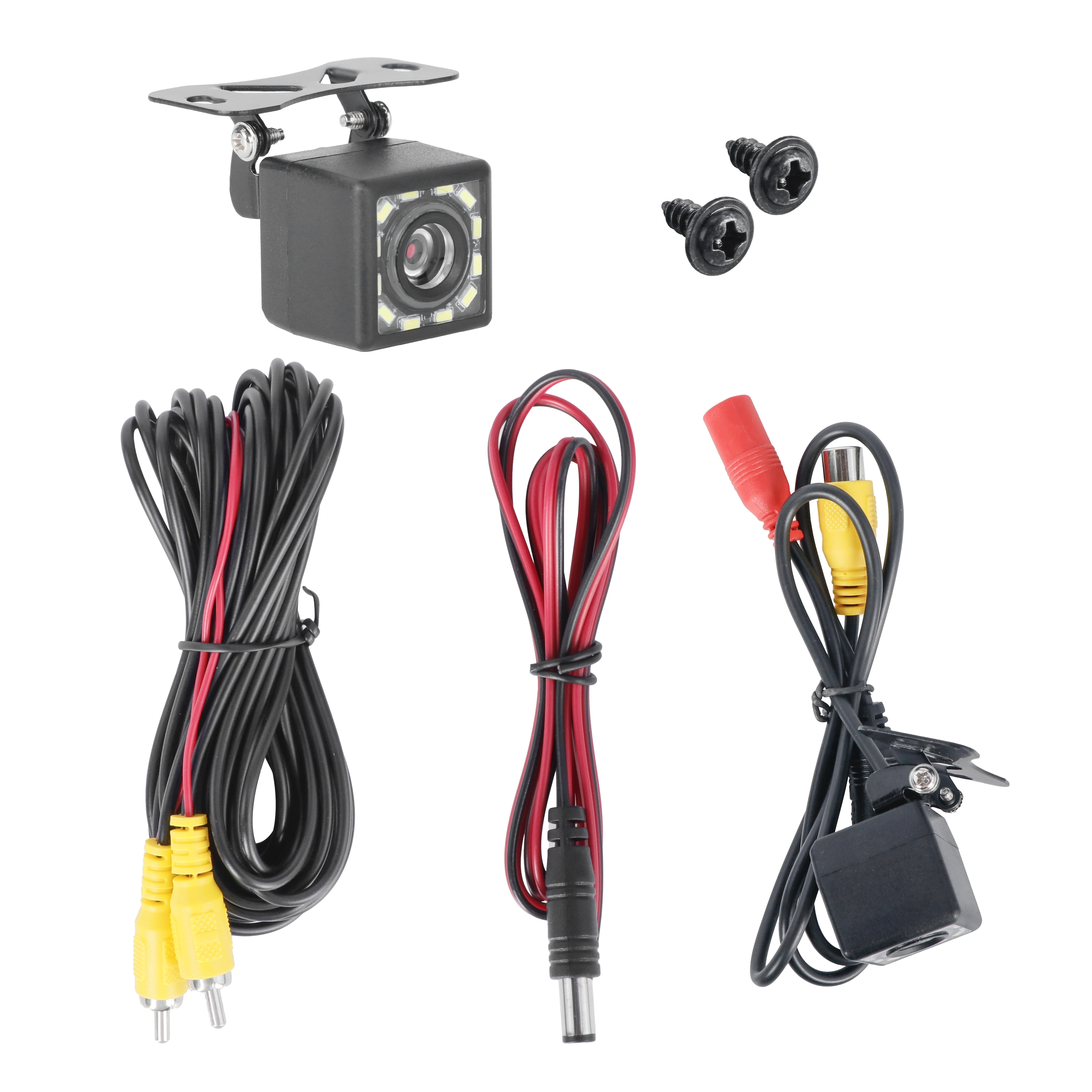 Universal HD CCD 4 LED Night Vision Car Rear View Camera 120-170 Degree Wide Angle IP68 Waterproof Car Reverse Backup Camera