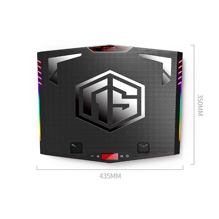 Rgb игровой кулер охлаждающая подставка для ноутбука