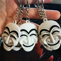 Korean film with the same theme hanging ornaments money heist toys la casa de papel keychain