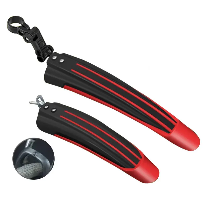 Adjustable Road Bicycle Mountain Bike Mudguards Plastic Lowrider Colorful Folding 29inch Mudguard Sungle Custom 28 Inch