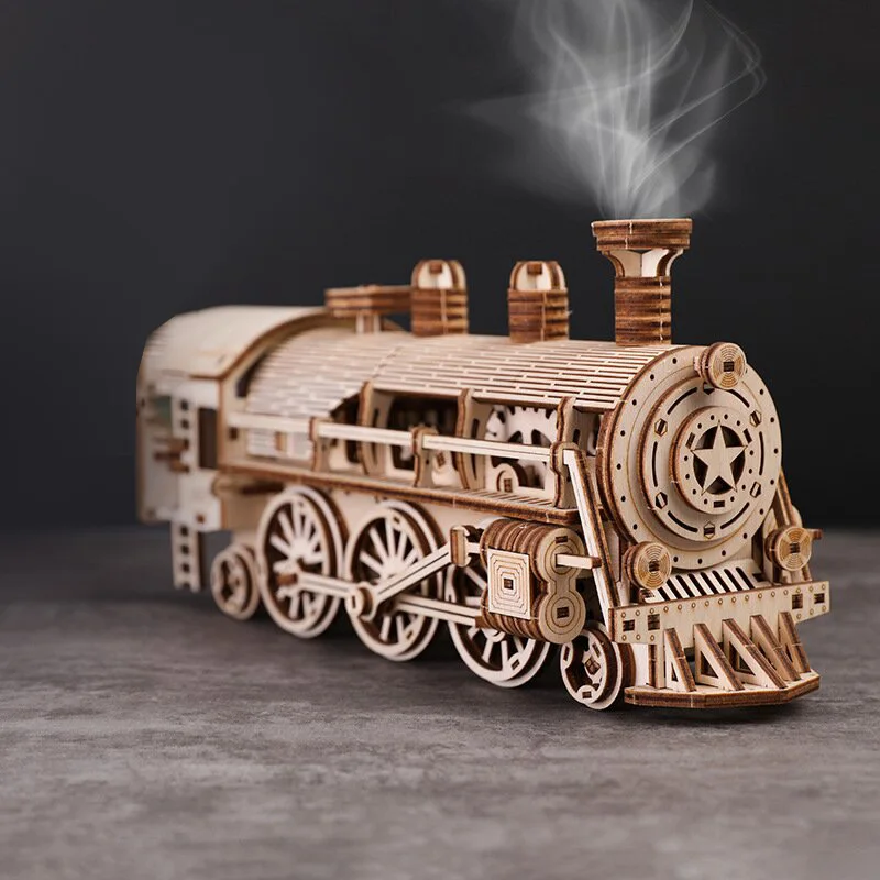 2022 hot selling 3D jigsaw puzzle wooden stereoscopic jigsaw puzzle highly difficult adult assembly mechanical dynamic model