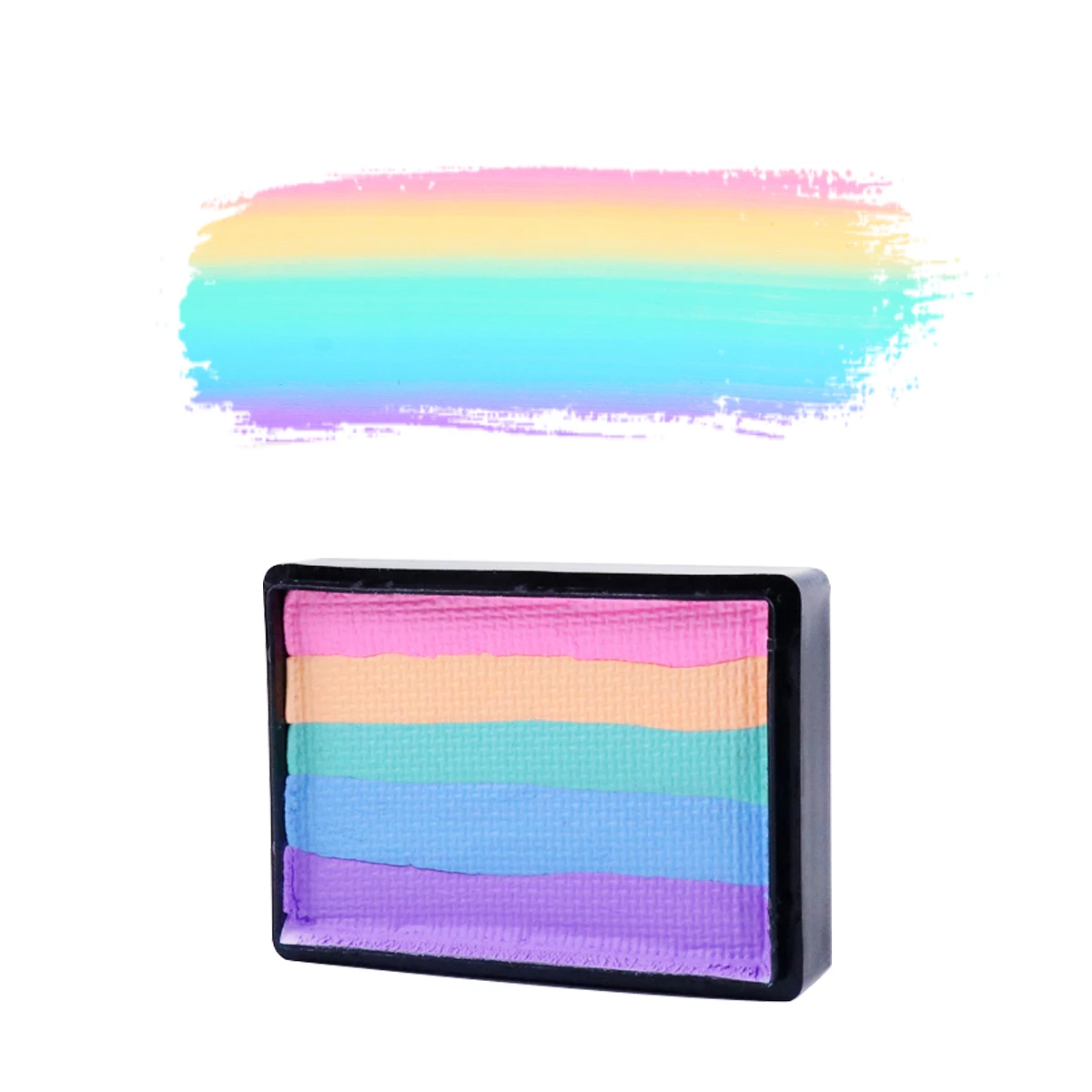 Private Label Wholesale Split Rainbow Colors Party Face Paint Water Based Body Art Painting Supplier for Kids Party
