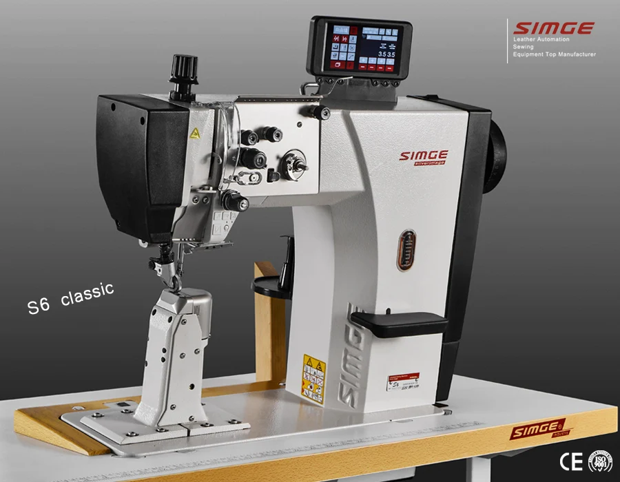 
S6 industrial shoe stitching machine leather sewing machine footwear machine with step motor 