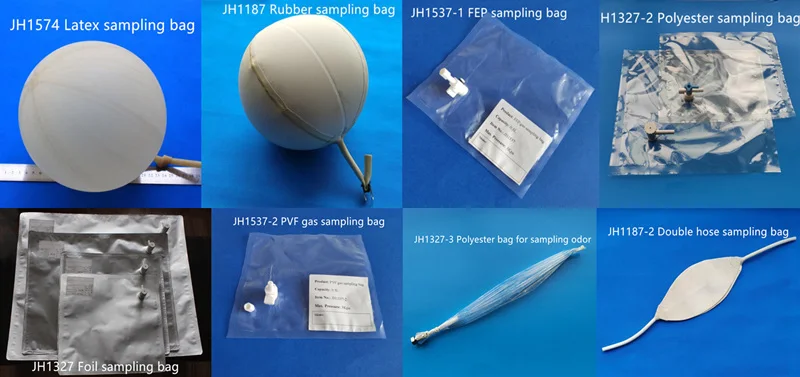 Лабораторный мешок для забора проб газа FEP с клапаном PTFE коррозионного 0 2-20