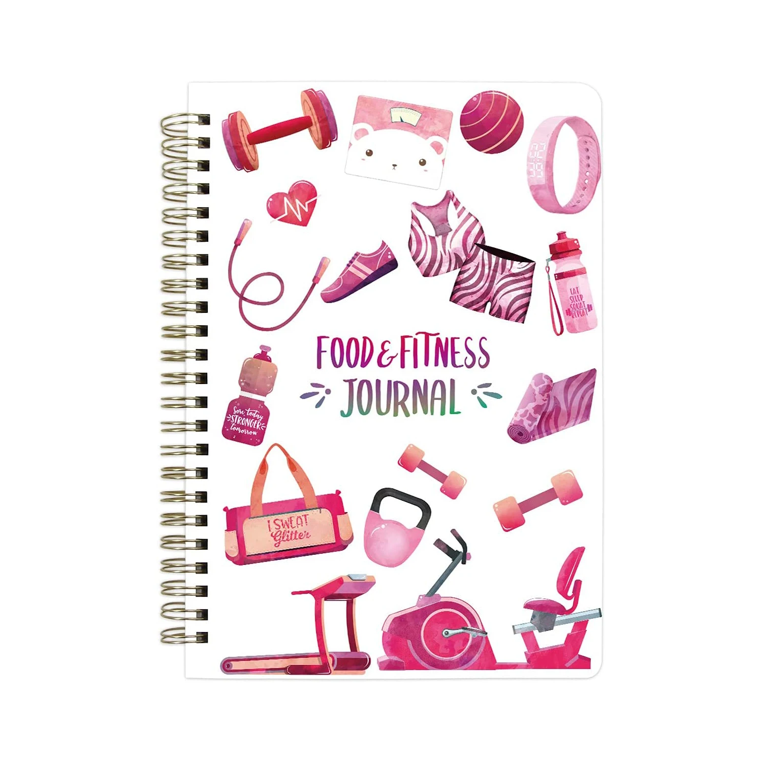 Fitness Planner Workout Journals Fitness Notebook Workout Log Book Gym Tracker Exercise Log Book for Men And Women